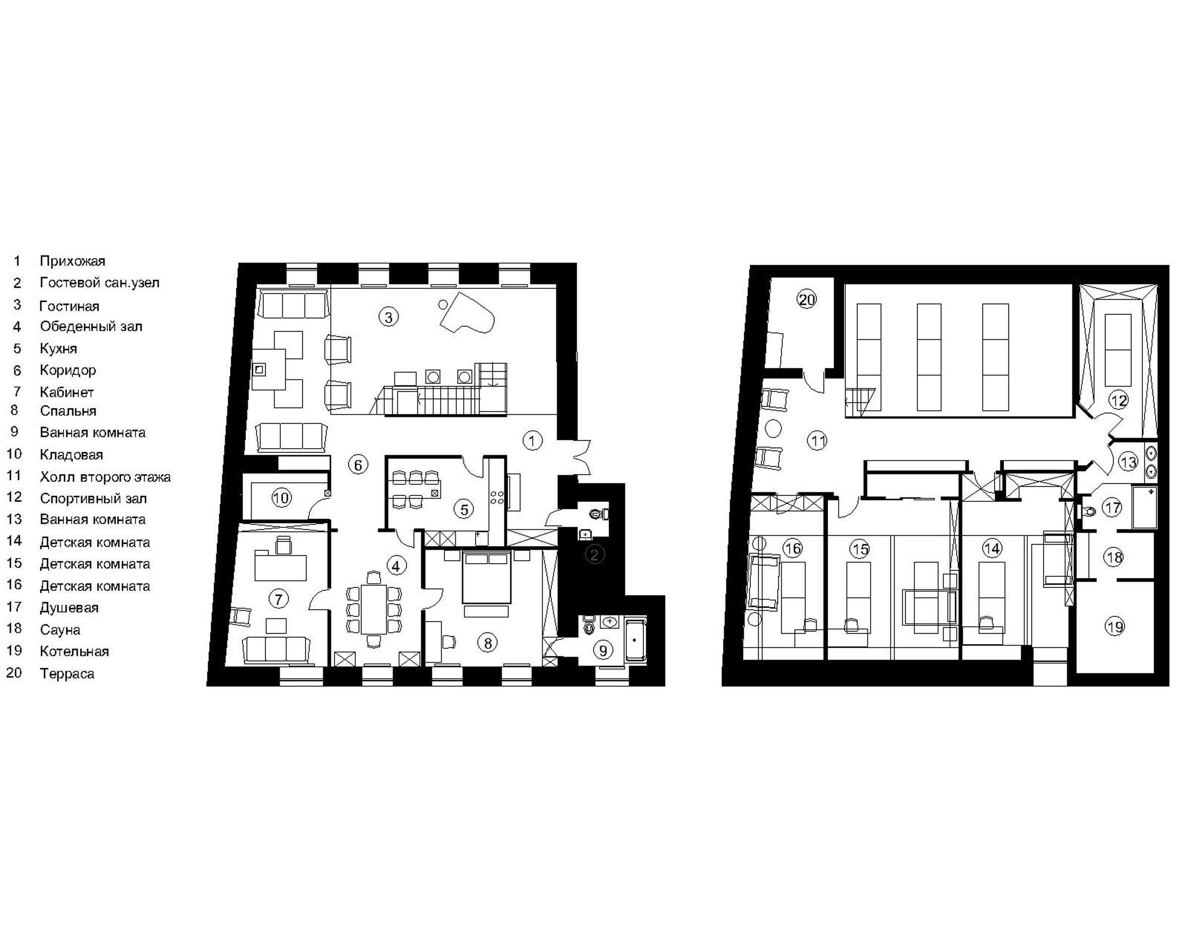 Готовый дизайн-проект квартиры на Столешниковом переулке